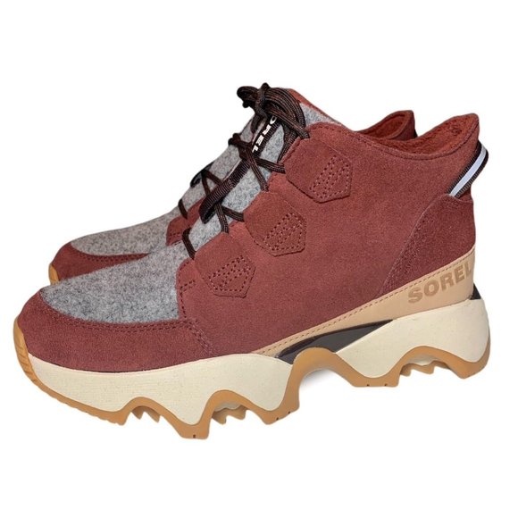 Sorel Kinetic Impact Caribou WP Women's Casual Shoes, Spice/Blackened Brown 8 - Picture 4 of 8